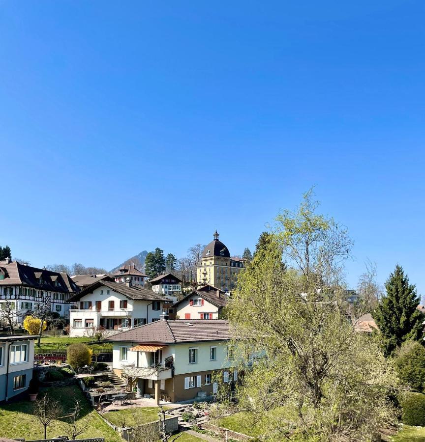 Studio Bahnhof Spiez Apartment Екстериор снимка